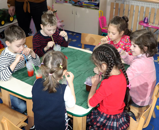 Overview of groups in Serbian-Russian kindergarten in Belgrade